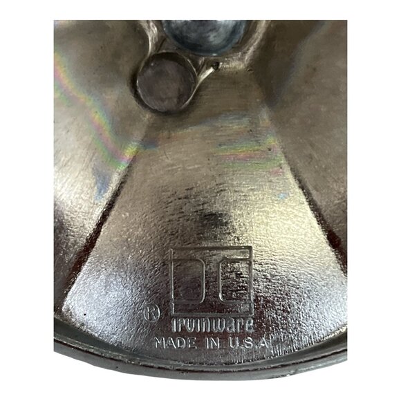 Vintage Irvinware Candlestick Holder – Mid Century Modern Silver Tone – Made in - Picture 3 of 3